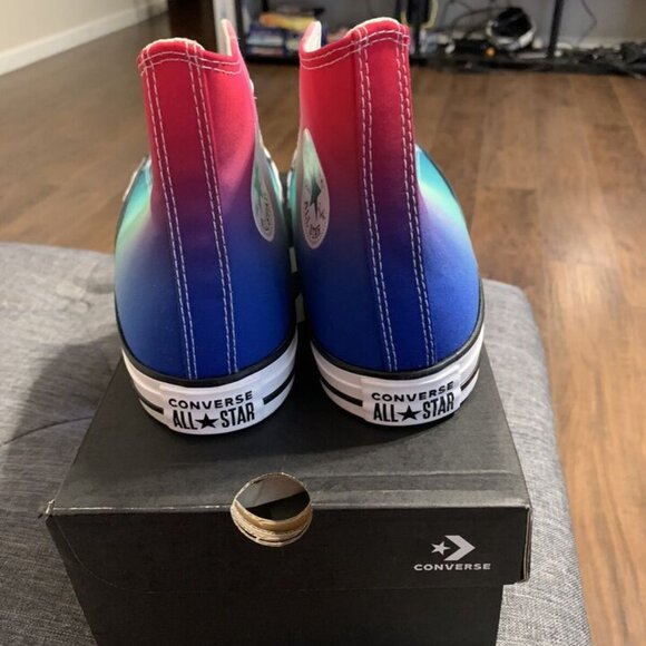 **BRAND NEW NEVER USED, SIZE 7 MEN** Converse psychedelic hoops - Picture 3 of 5
